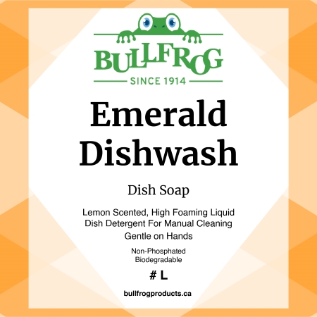 Emerald Dishwash front label image